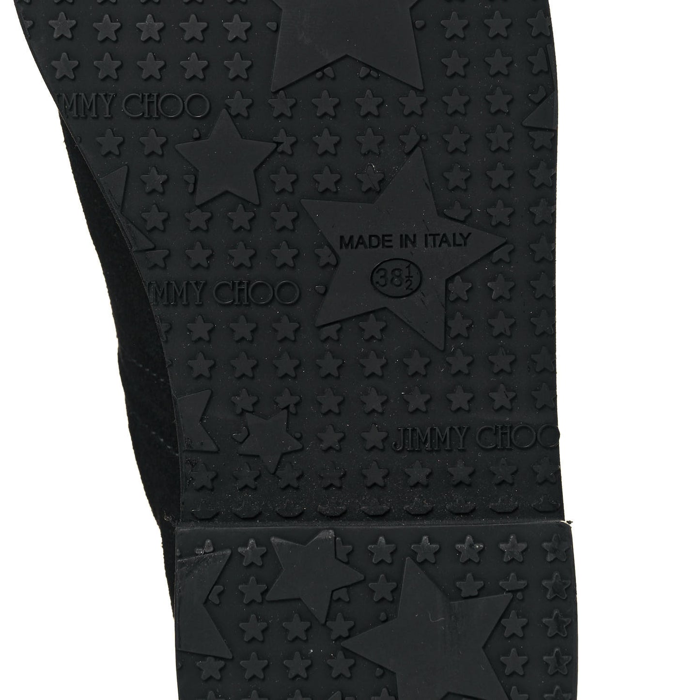 Suede Zip Boots 38.5 Black