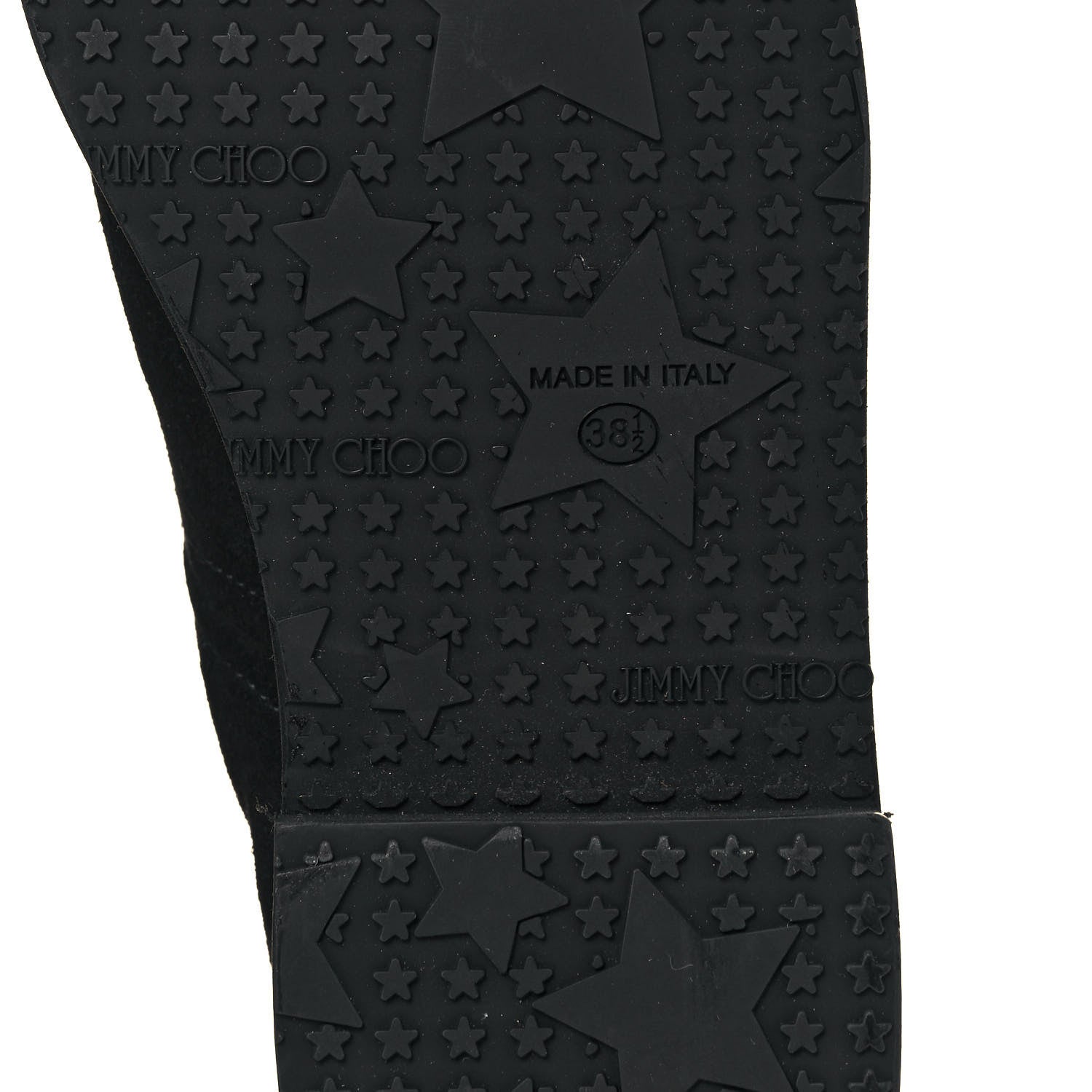 Jimmy Choo Suede Zip Boots 38.5 Black 7 of 7