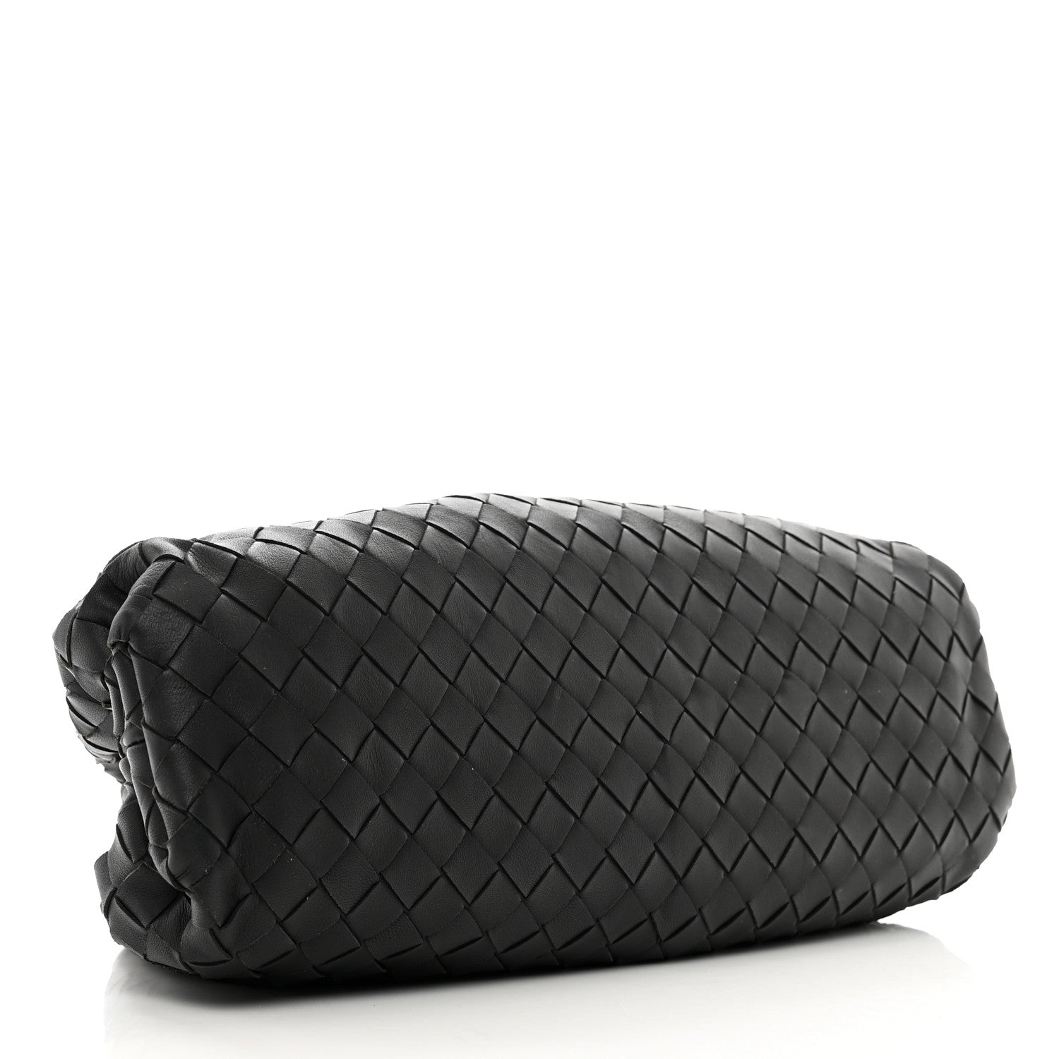 Bottega Veneta Nappa Maxi Intreccio The Pouch Oversized Clutch Black 4 of 7