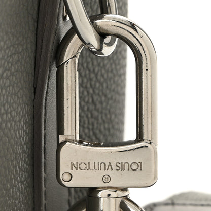Louis Vuitton Grained Calfskin Aerogram City Keepall Gris 10 of 11