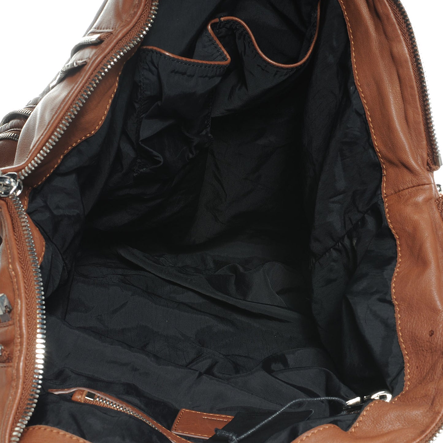 Leather Trudy Tote Tan