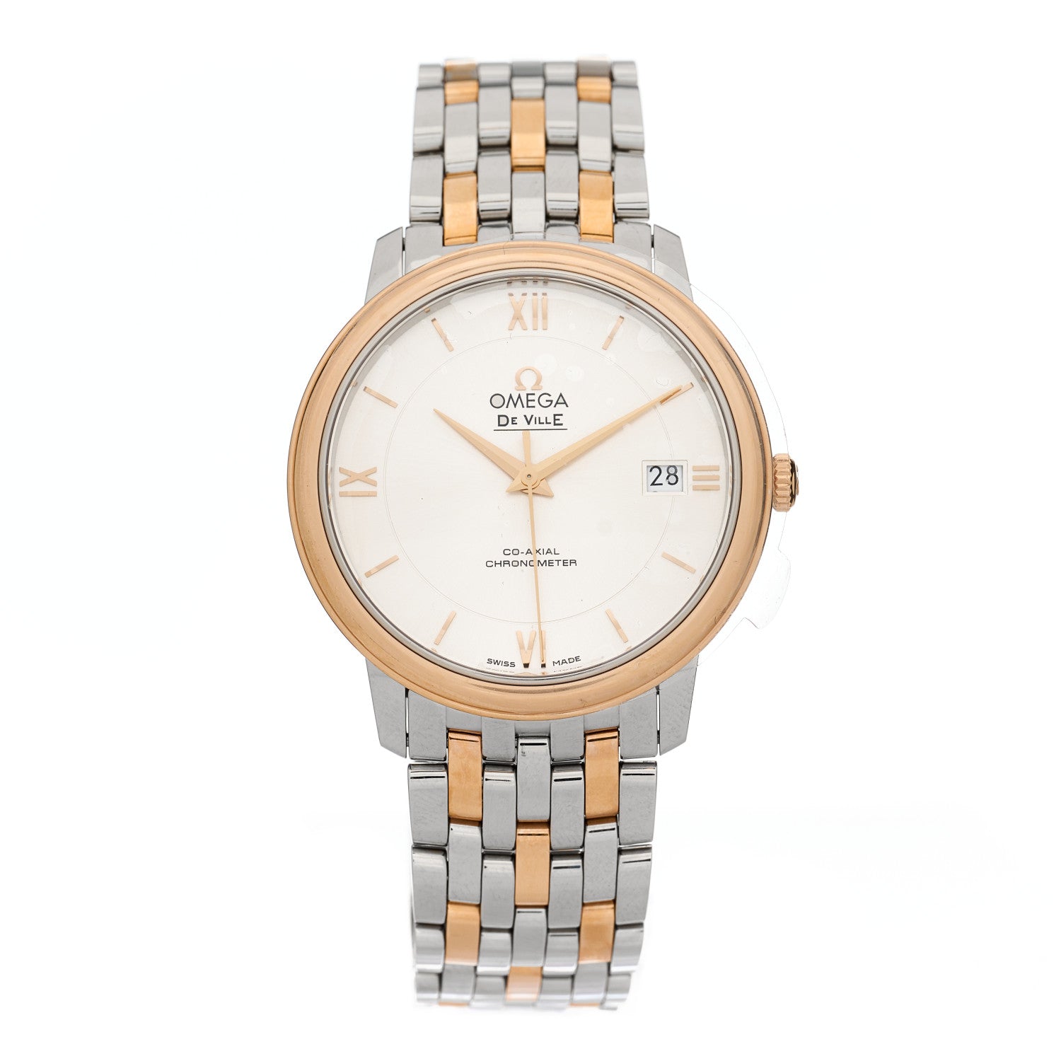 Omega Stainless Steel 18K Red Gold 36mm De Ville Co-Axial Automatic Watch 424.20.37.20.02.002 1 of 4