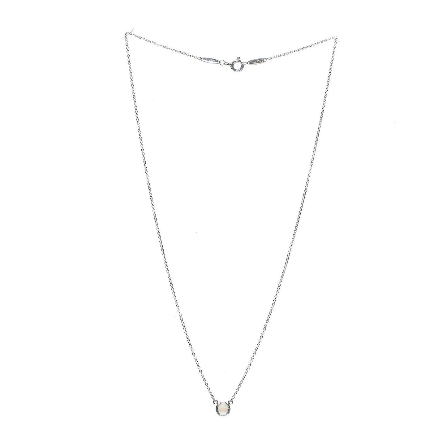 Sterling Silver Moonstone Color By The Yard Necklace