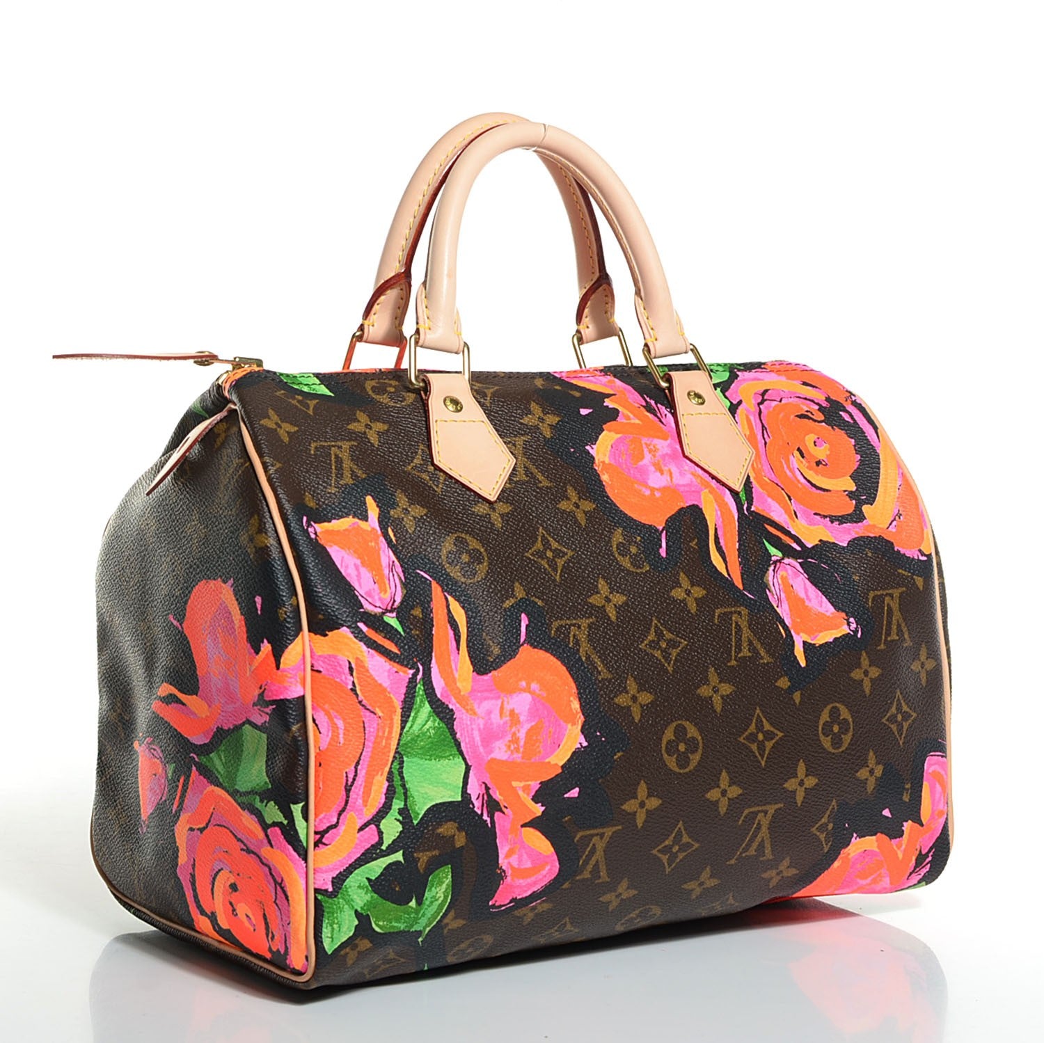 Louis Vuitton Monogram Roses Speedy 30 3 of 7