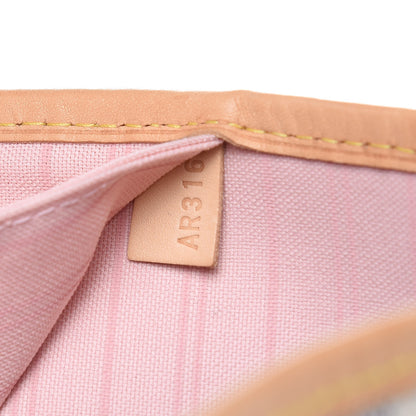 Louis Vuitton Damier Azur Neo Neverfull MM Rose Ballerine 7 of 14