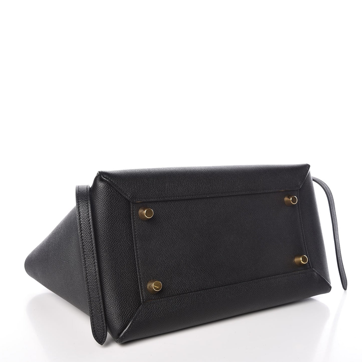 Grained Calfskin Mini Belt Bag Black