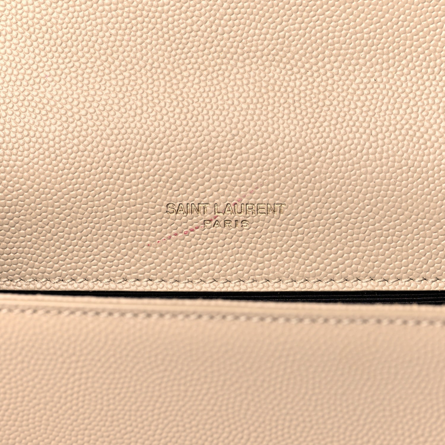 Saint Laurent Grain De Poudre Medium Monogram Kate Satchel Dark Beige 13 of 14