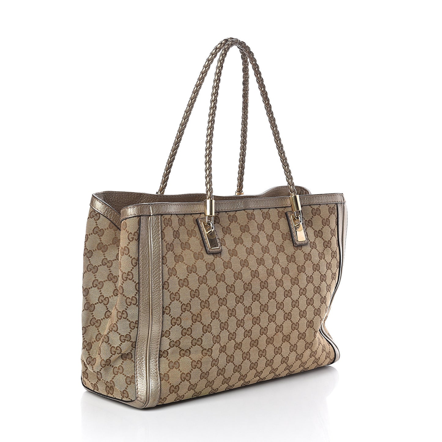 Monogram Medium Bella Tote Gold