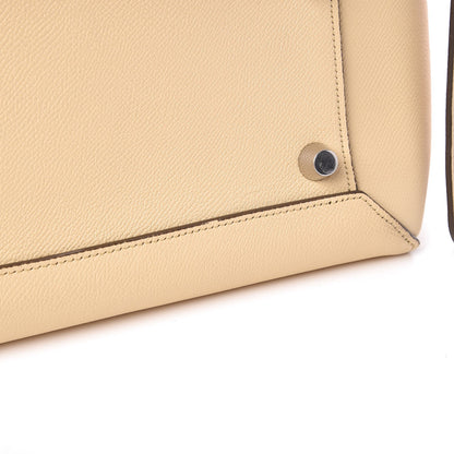Celine Drummed Calfskin Mini Belt Bag Cream 10 of 12