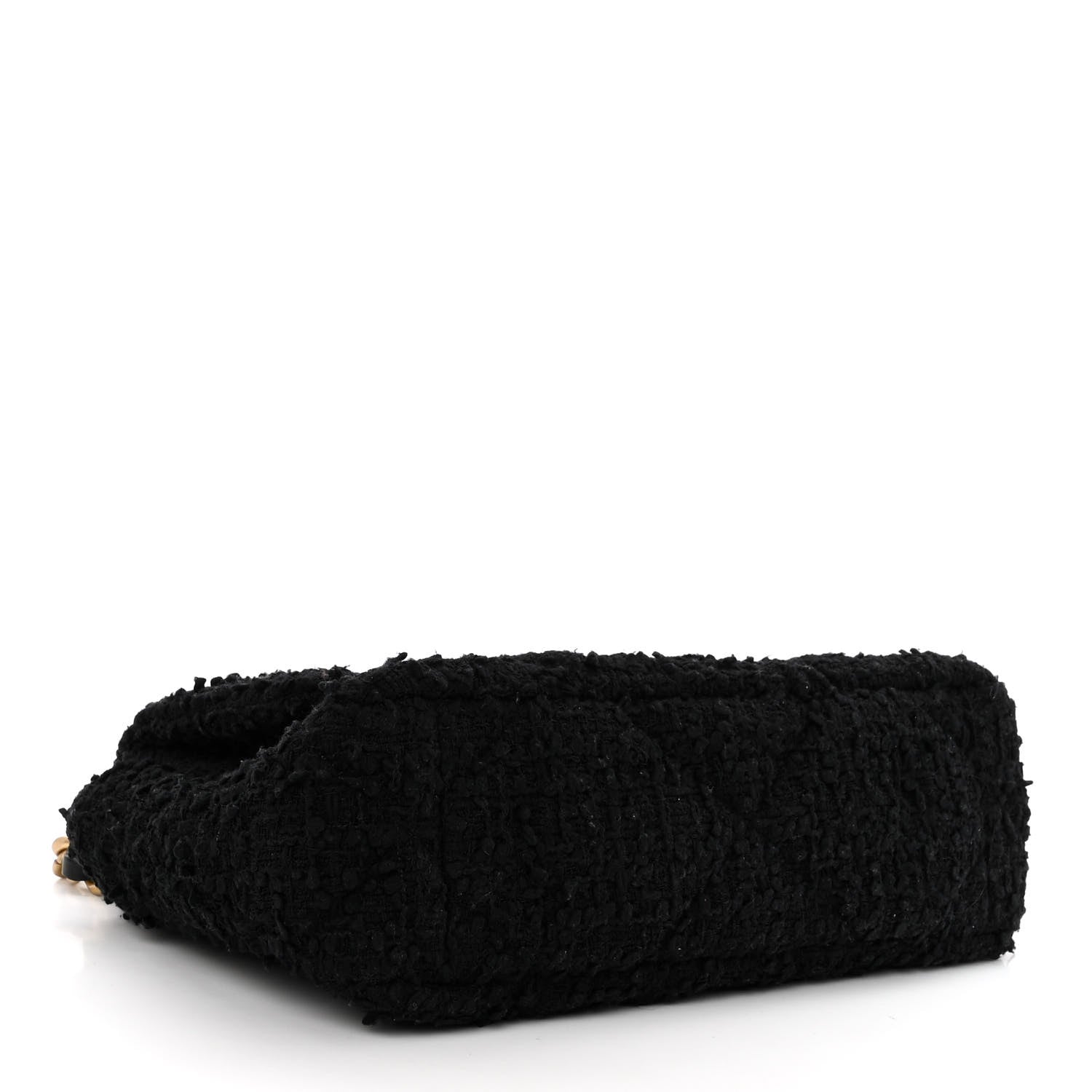Chanel Tweed Quilted Medium Chanel 19 Flap Black 4 of 9