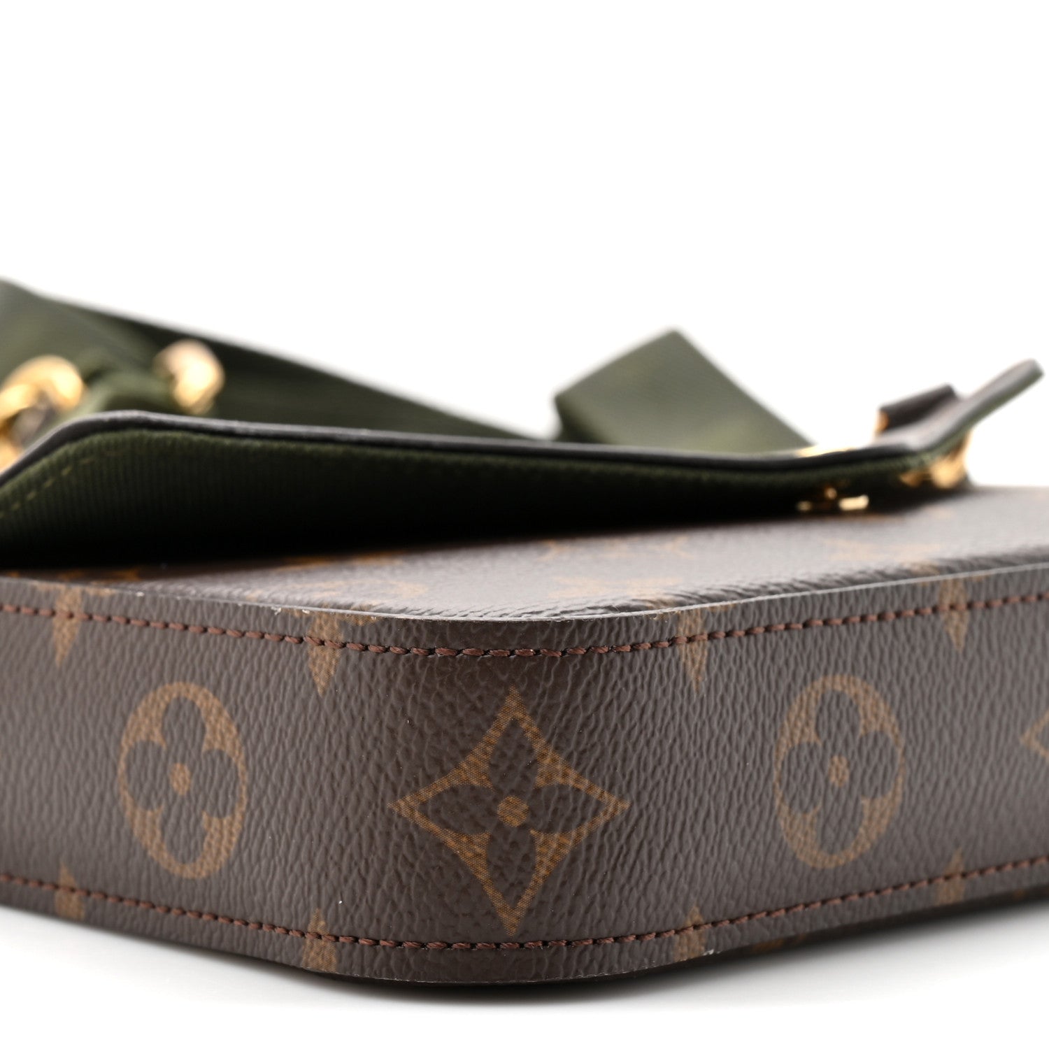 Louis Vuitton Monogram Felicie Strap & Go Kaki 9 of 12
