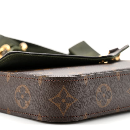 Louis Vuitton Monogram Felicie Strap & Go Kaki 9 of 12