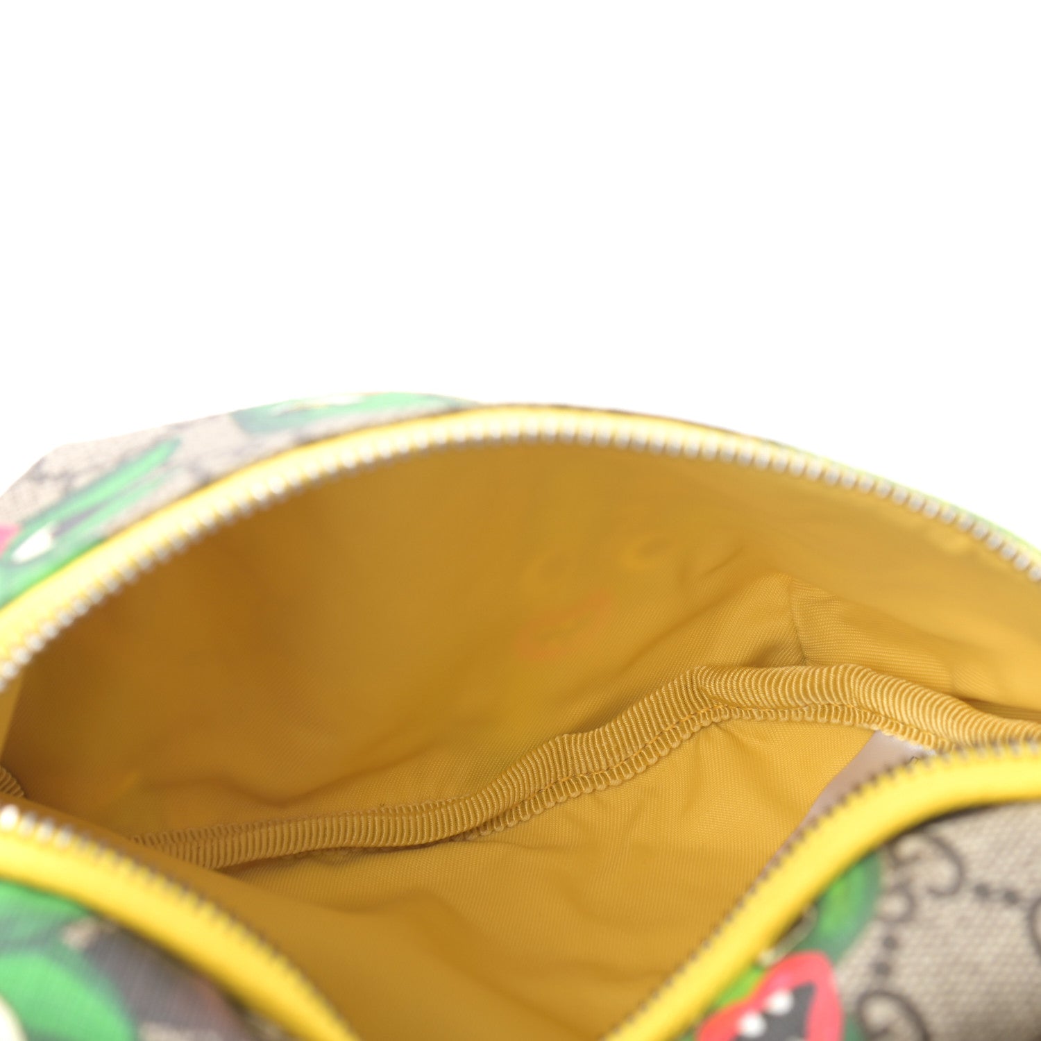 Gucci GG Supreme Monogram Smiling Plants Childrens Belt Bag Multicolor 5 of 10