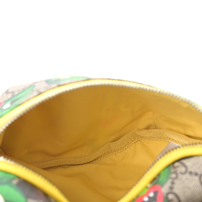 Gucci GG Supreme Monogram Smiling Plants Childrens Belt Bag Multicolor 5 of 10