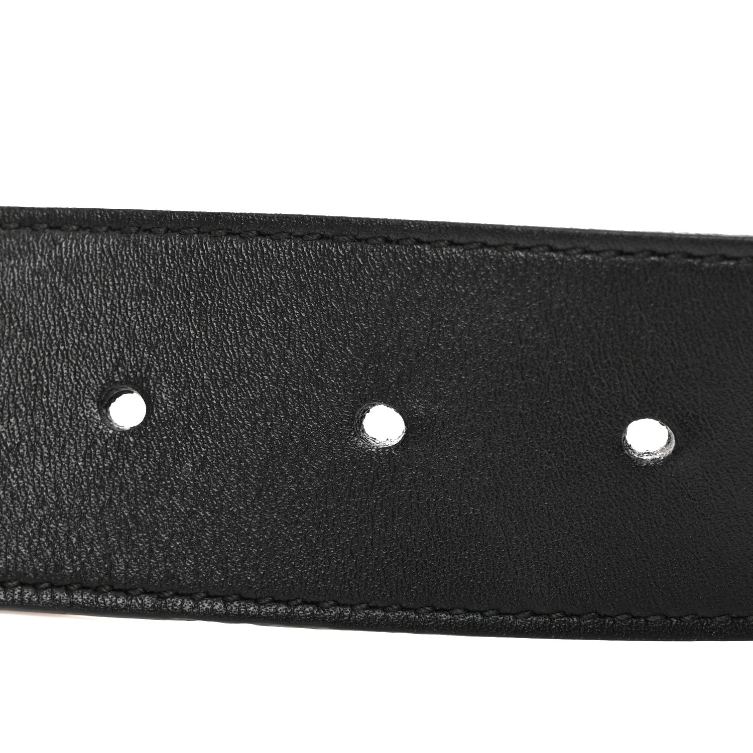 Gucci Moon Calfskin Pearl Double G 40mm Belt 90 36 Black Cream 3 of 6