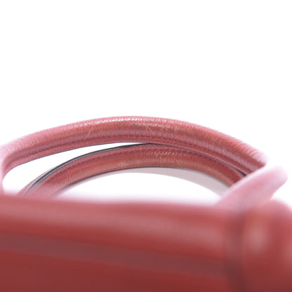 Celine Drummed Calfskin Mini Luggage Red 7 of 21