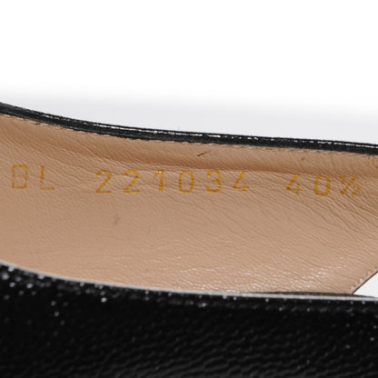 Saint Laurent Vernigolf Tribtoo 80 Slingback Pumps Nero 40 5 of 7