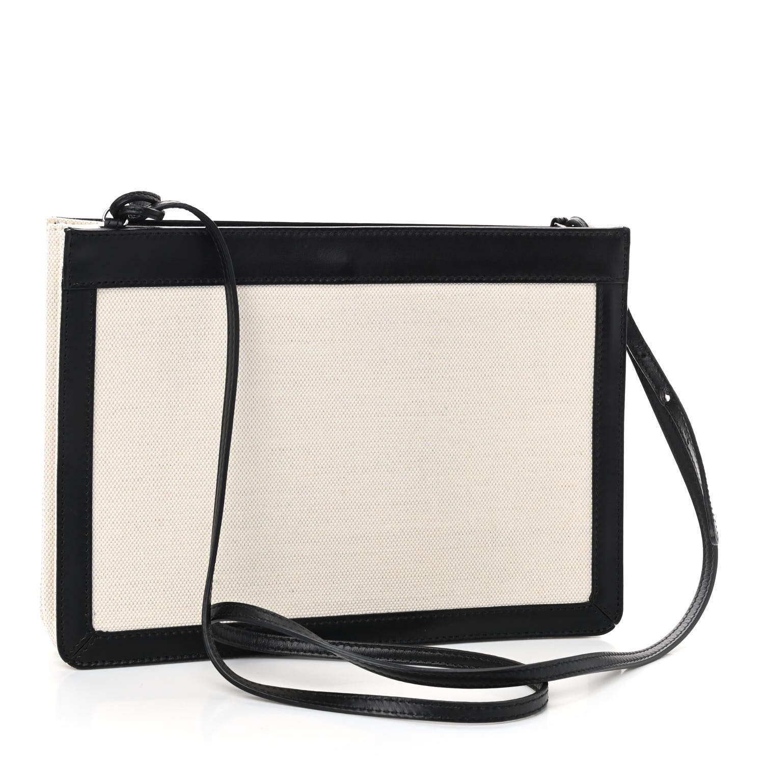 Balenciaga Cotton Canvas Pochette Crossbody Bag Black 3 of 9