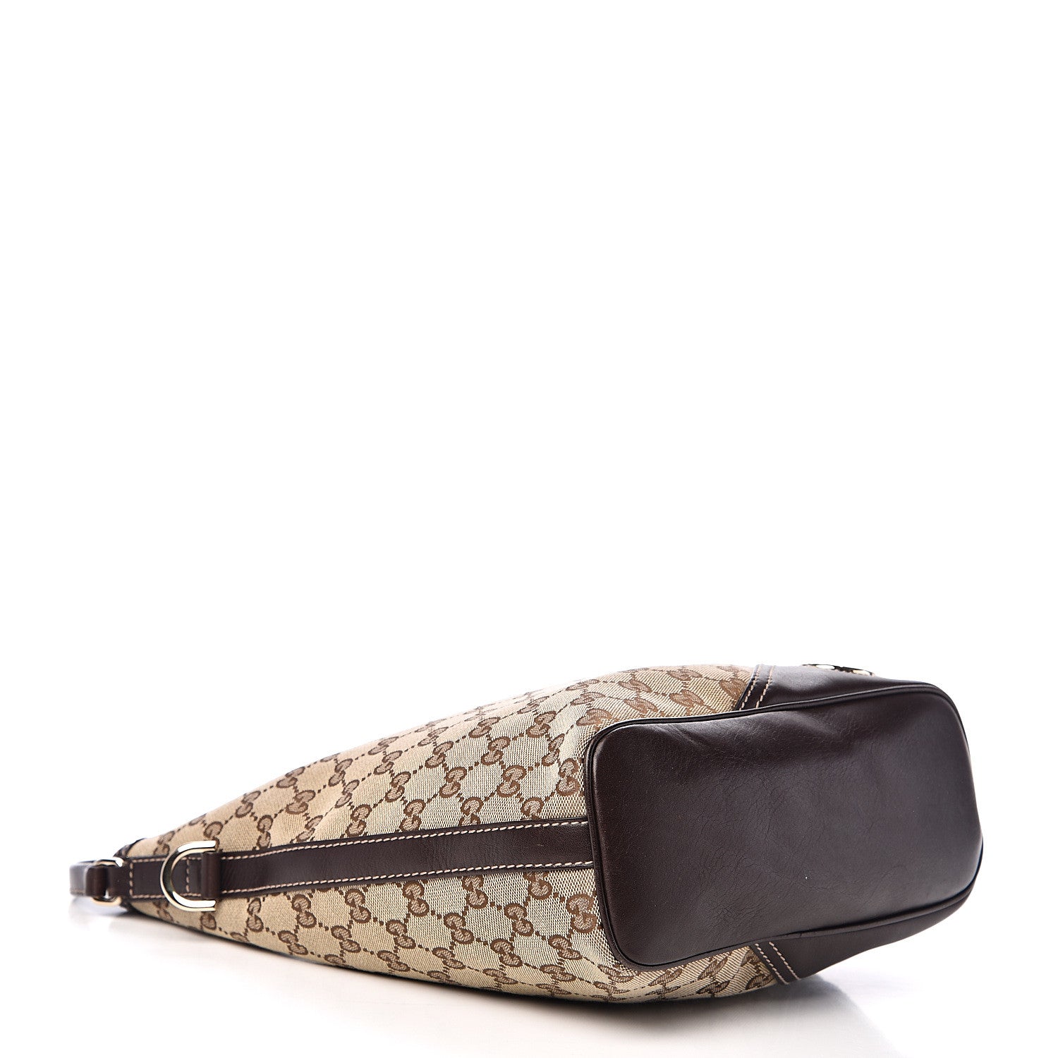 Gucci Monogram Medium New Britt Hobo Brown 3 of 9