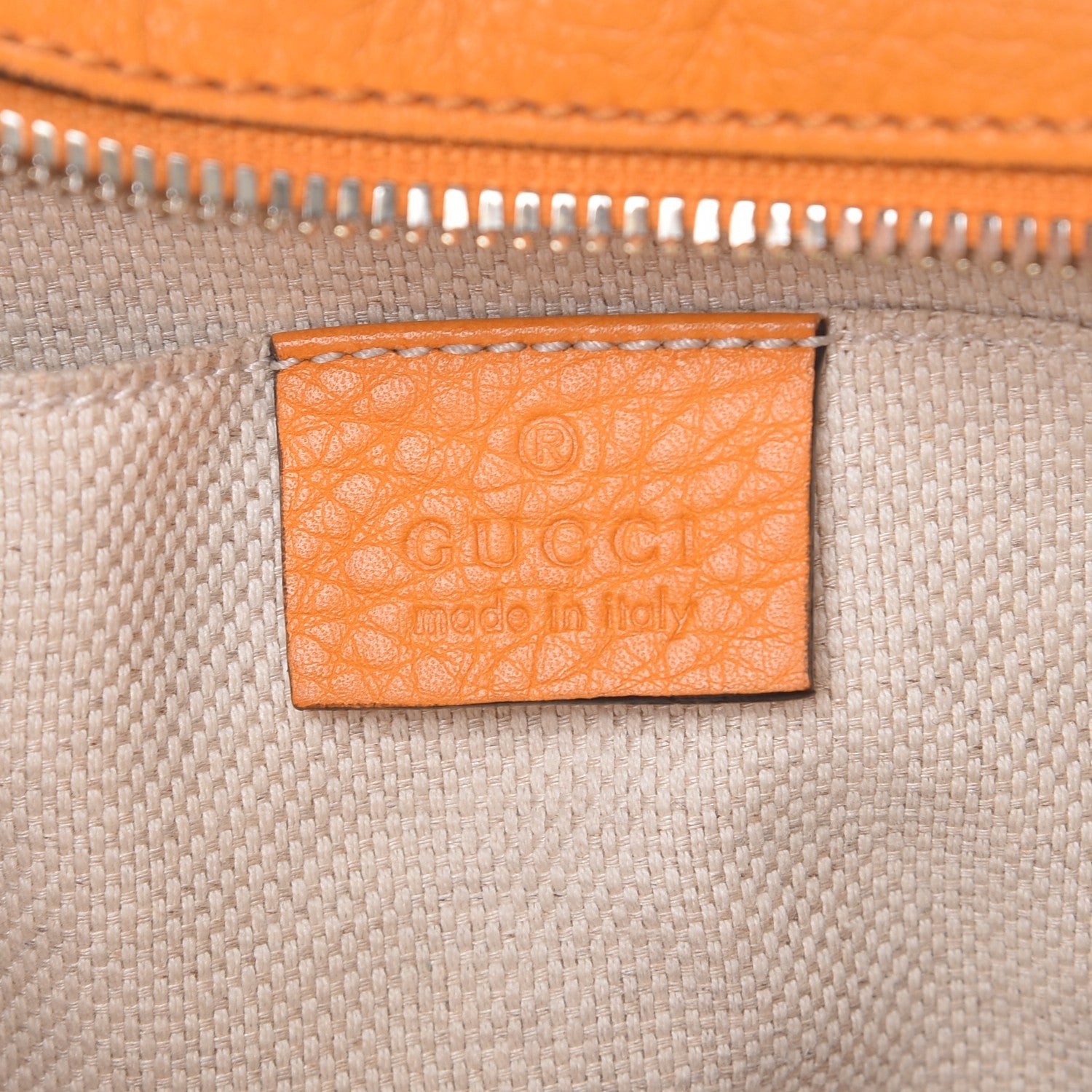 Gucci Pebbled Calfskin Small Soho Disco Bag Curcuma 6 of 12