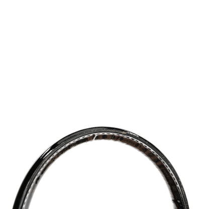 Burberry Supernova Check Patent Small Chester Bowling Bag Black 10 of 12