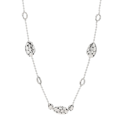John Hardy Sterling Silver Kali Dot Bead Station Long Necklace 1 of 3