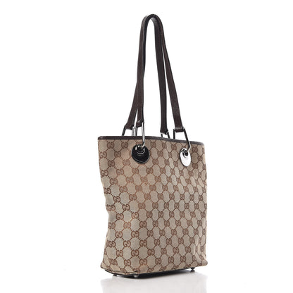 Gucci Monogram Small Eclipse Tote Brown 3 of 15