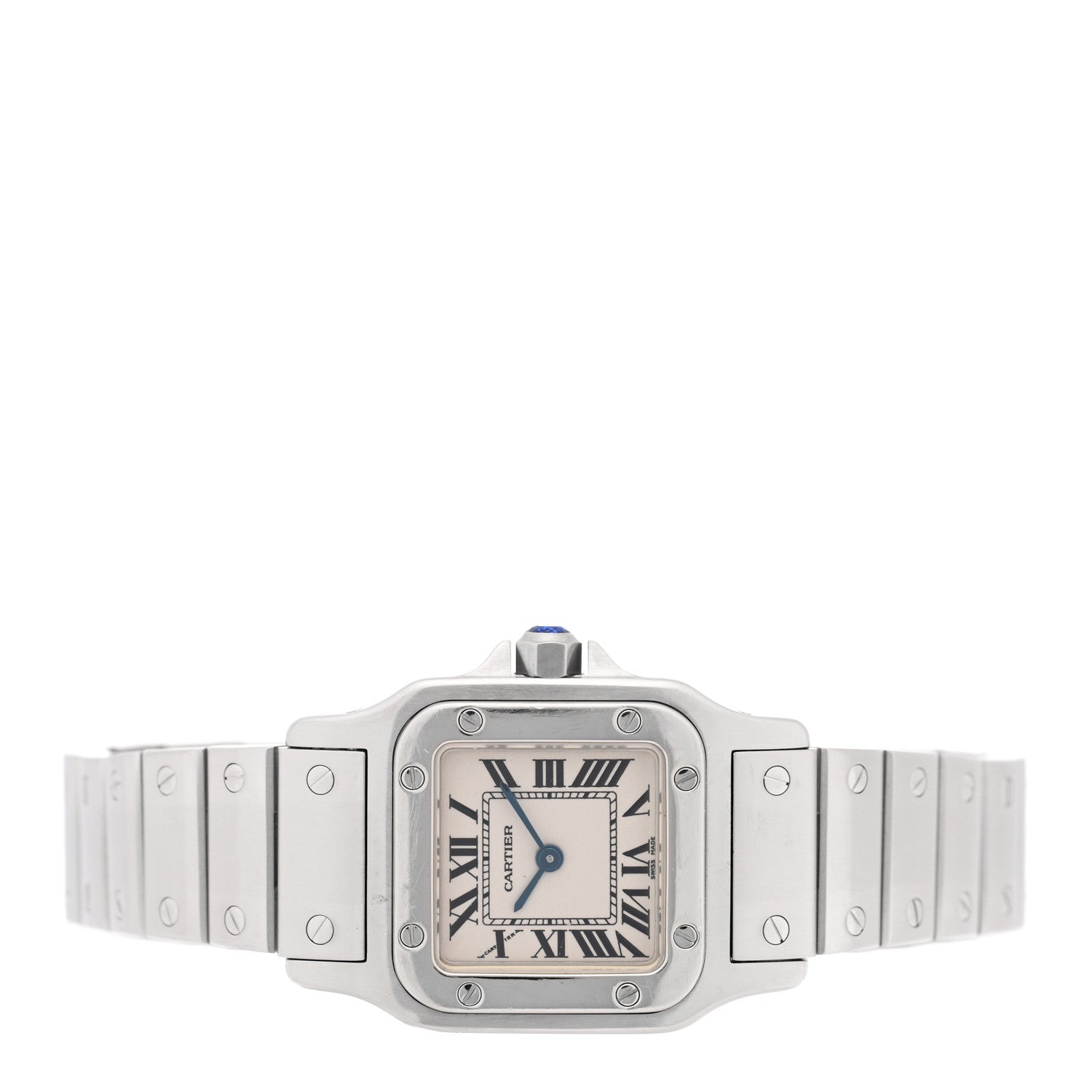 Cartier Stainless Steel 24mm Santos de Cartier Galbee Quartz Watch 2 of 4