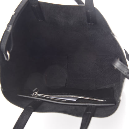 Celine Grained Calfskin Small Vertical Cabas Black 5 of 9