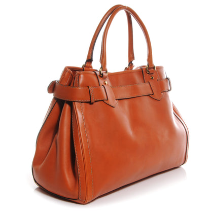 Gucci Leather Large GG Running Tote Orange 3 of 7