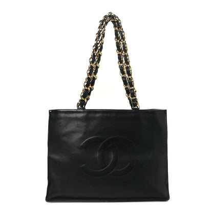 Chanel Lambskin Jumbo CC Shoulder Bag Black 1 of 10