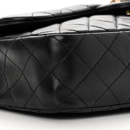 Chanel Lambskin Quilted Medium Westminster Pearl Flap Black 9 of 14