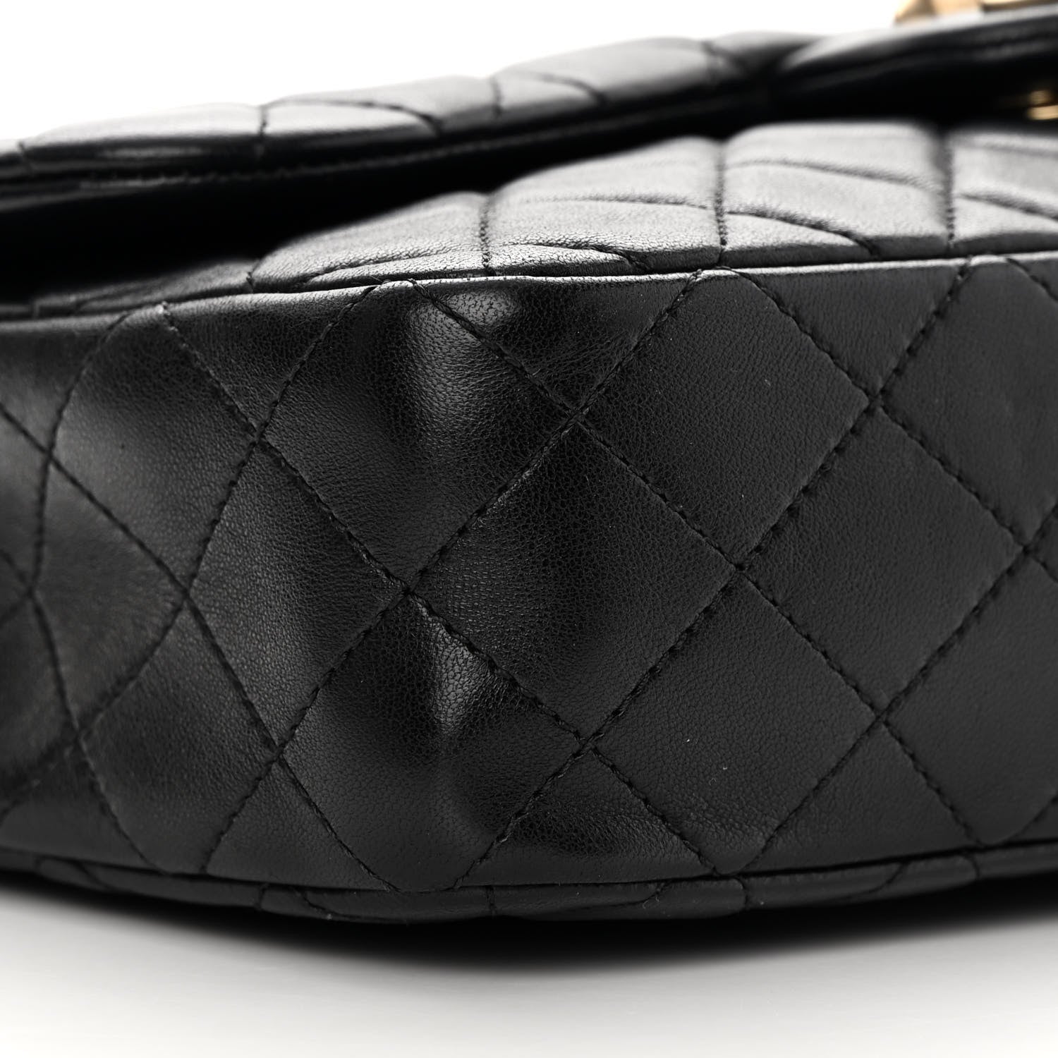 Chanel Lambskin Quilted Medium Westminster Pearl Flap Black 9 of 14