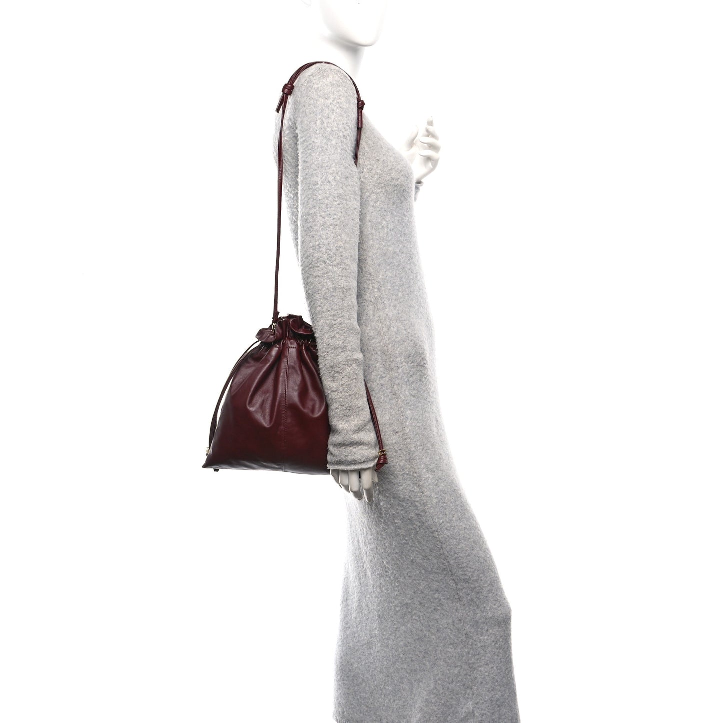 Lambskin Small Crystal Pouch Syrah