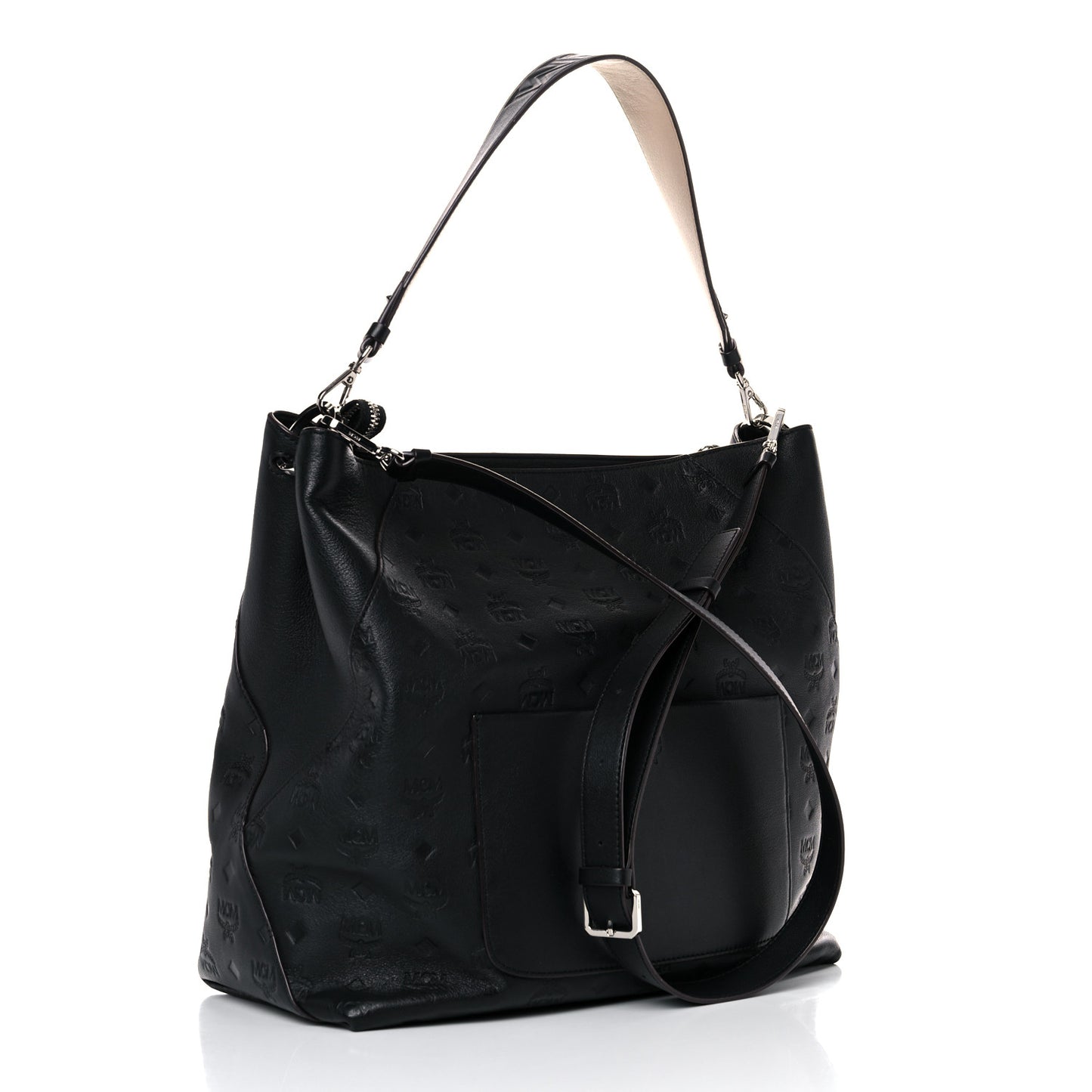 Calfskin Ottomar Large Klara Hobo Black