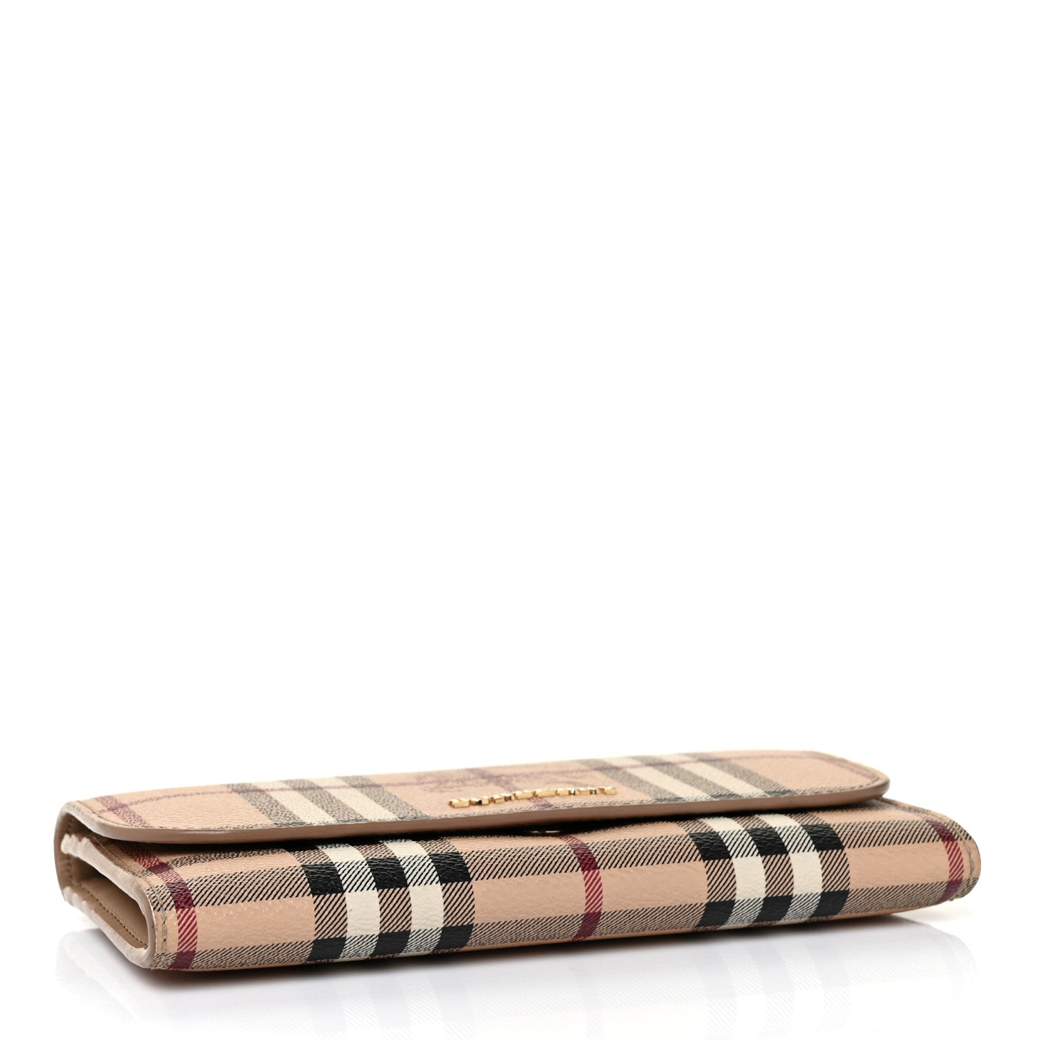 Burberry Haymarket Check Halton Wallet Tan 4 of 9