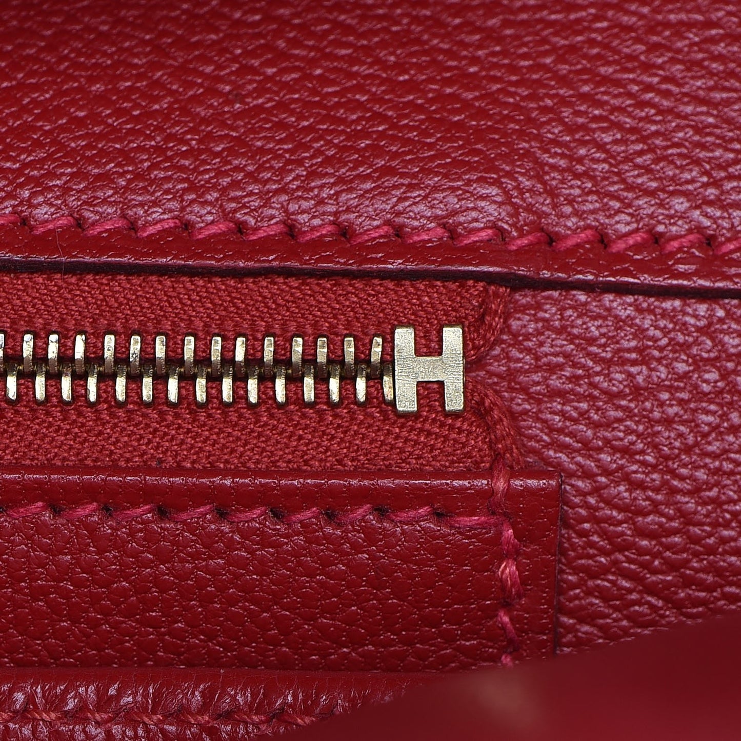 Epsom Birkin 35 Rouge Casaque