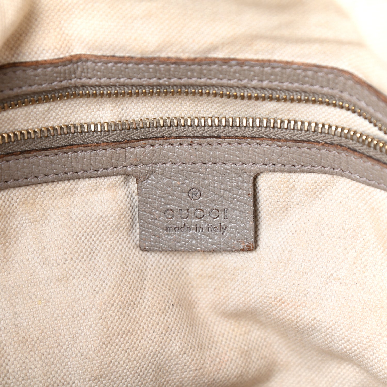 Gucci Monogram Medium Bree Foldover Tote Beige 6 of 9