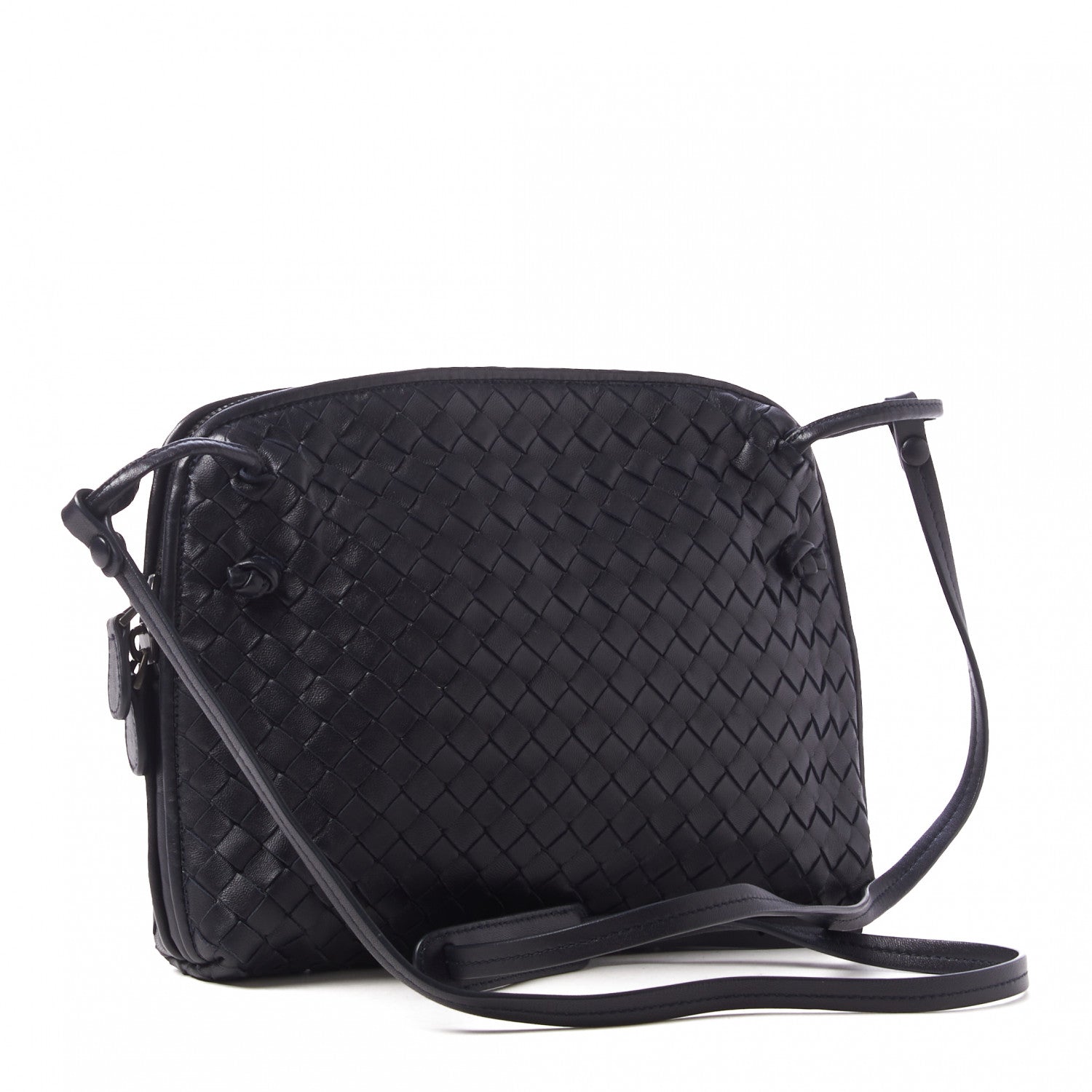 Bottega Veneta Nappa Intrecciato Nodini Crossbody Messenger Tourmaline 2 of 7