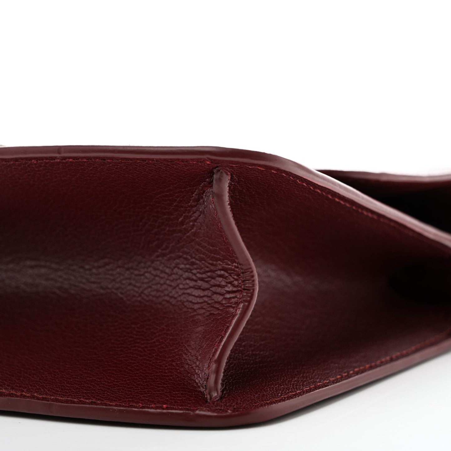Goatskin The Sofia 8.75 Crossbody Burgundy