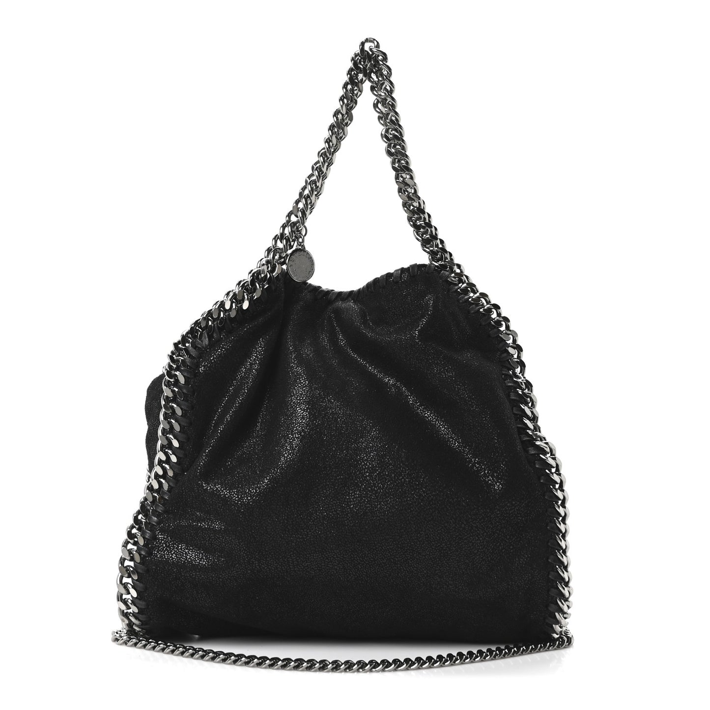 Shaggy Deer Mini Falabella Tote Black