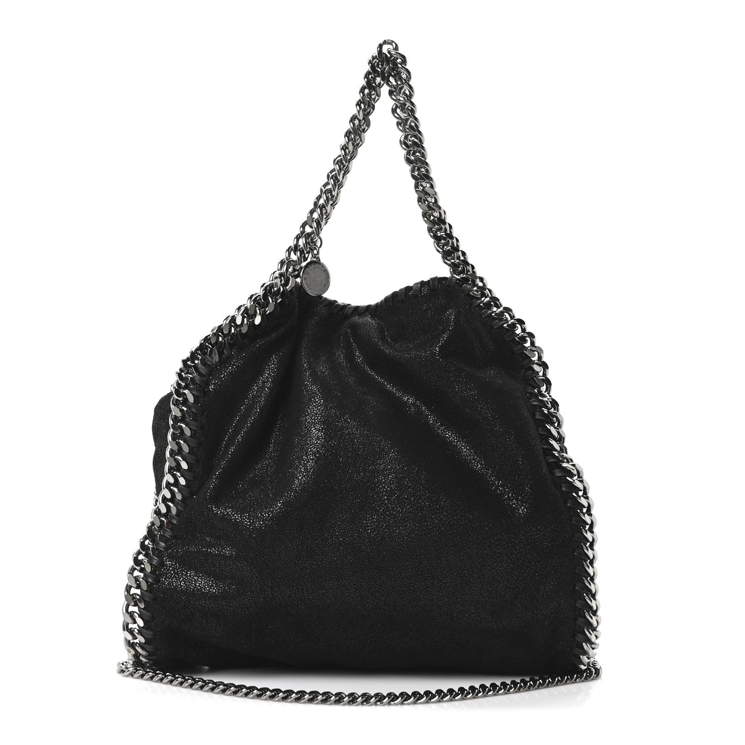 Stella McCartney Shaggy Deer Mini Falabella Tote Black 1 of 9