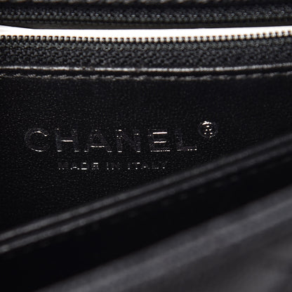 Chanel Caviar Lizard Quilted Mini Coco Handle Flap Black 8 of 9