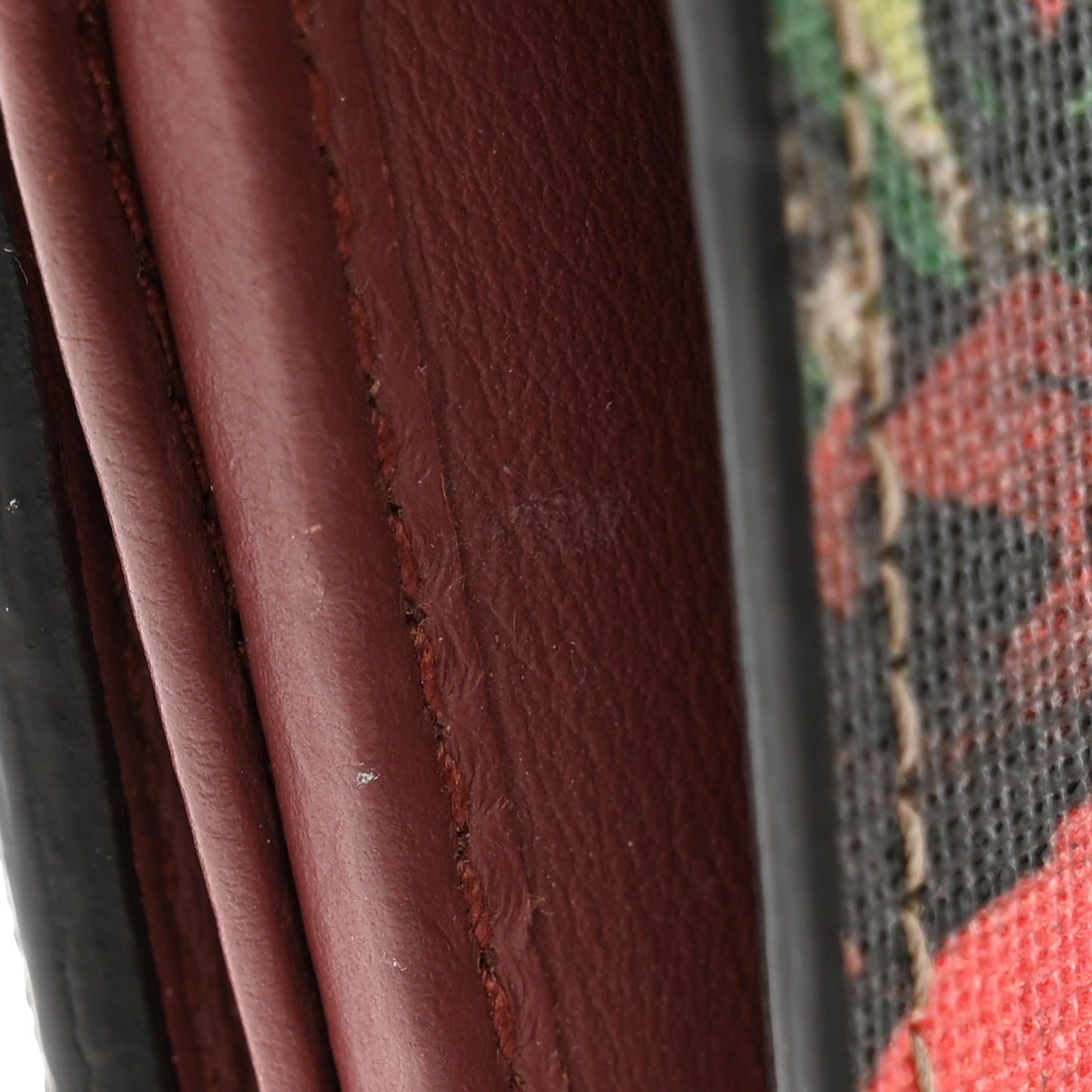 GG Supreme Monogram Blooms Dionysus Chain Clutch Wallet Beige Multicolor Dry Rose