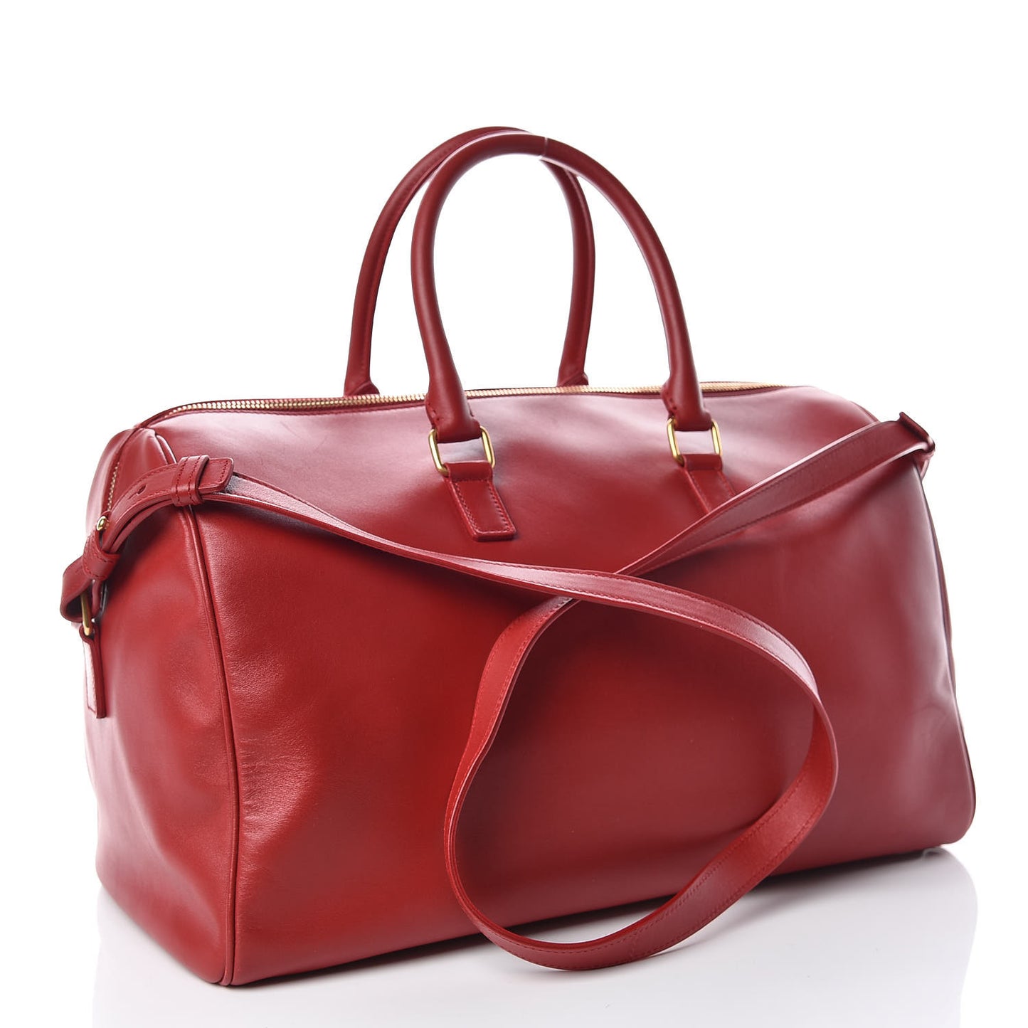 Calfskin Classic Duffle 12 Red