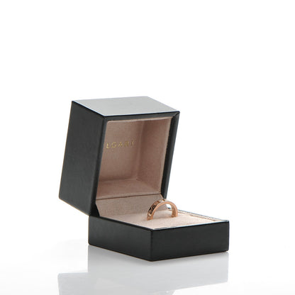 Bulgari 18K Rose Gold Diamond B.Zero1 Essential Band Ring 50 5.25 7 of 7