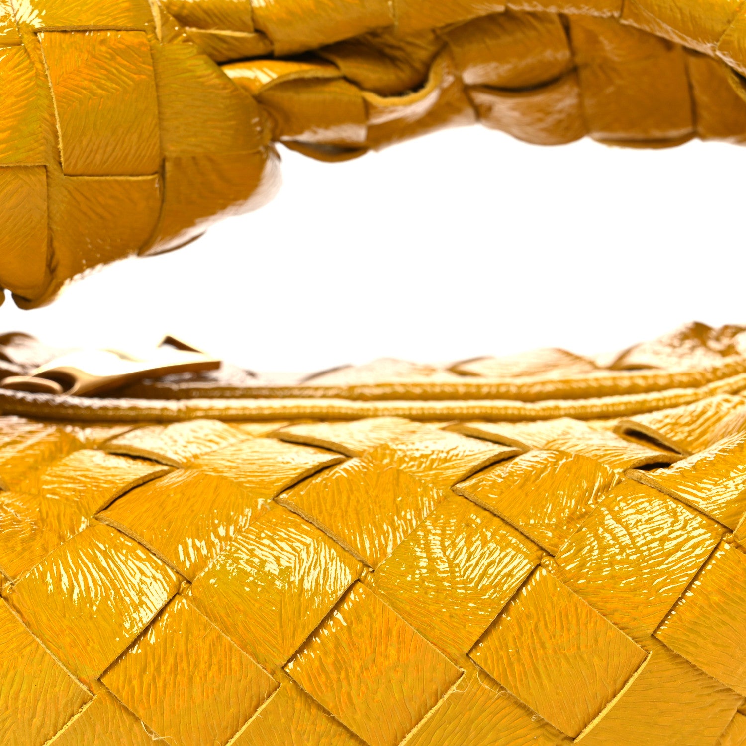 Bottega Veneta Textured Deerskin Intrecciato Candy Jodie Cornsilk 9 of 11