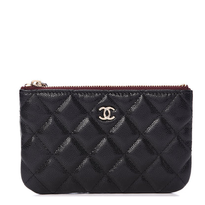 Chanel Caviar Quilted Small Cosmetic Case Black 1 of 6