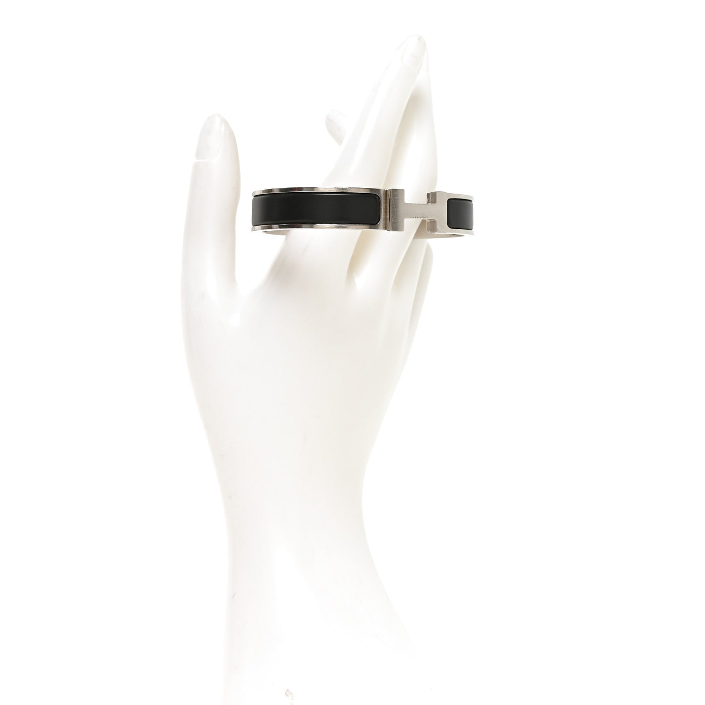 Matte Enamel Narrow Clic Clac HH Bracelet T4 Black