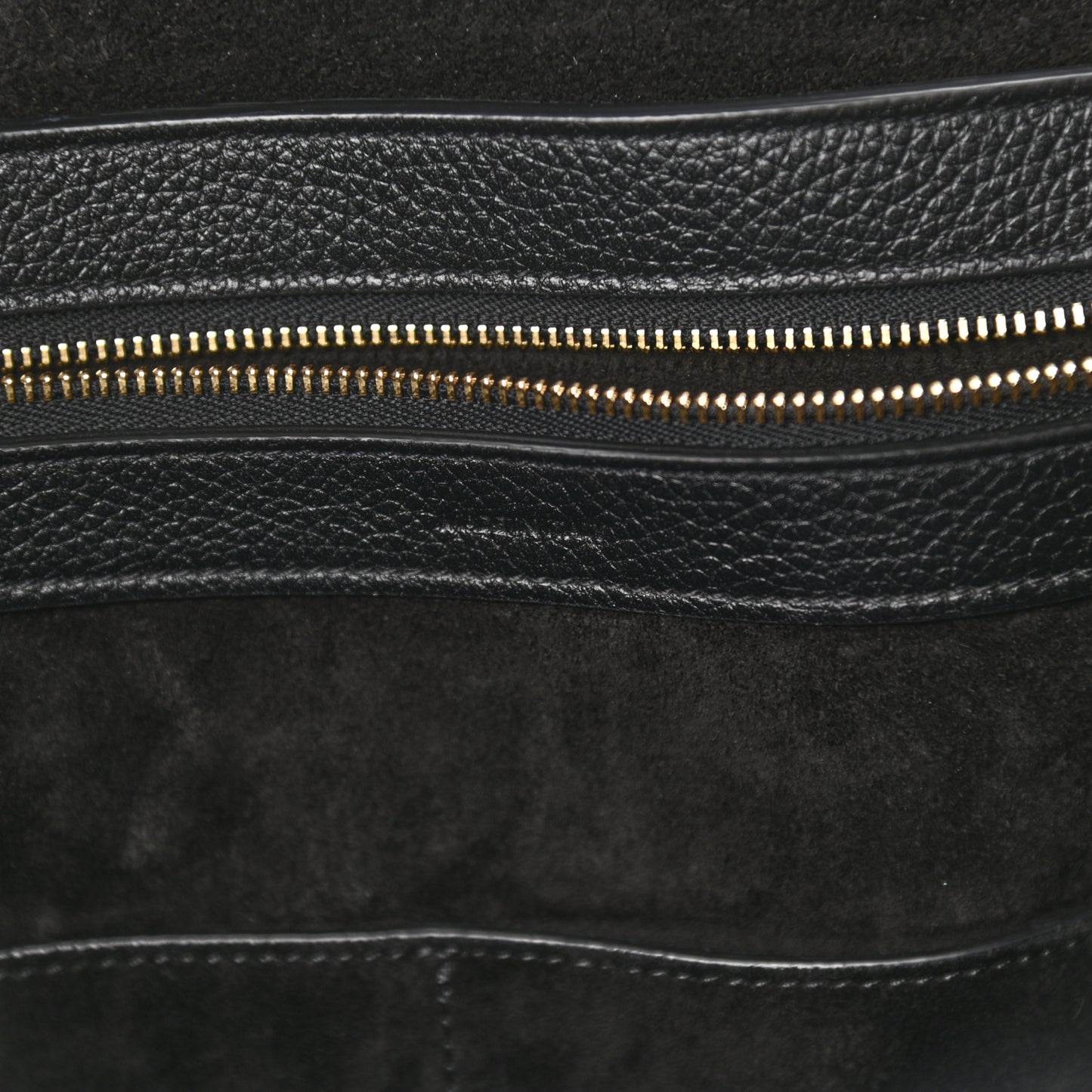 Soft Grained Calfskin Small Belt Cabas Phantom Black